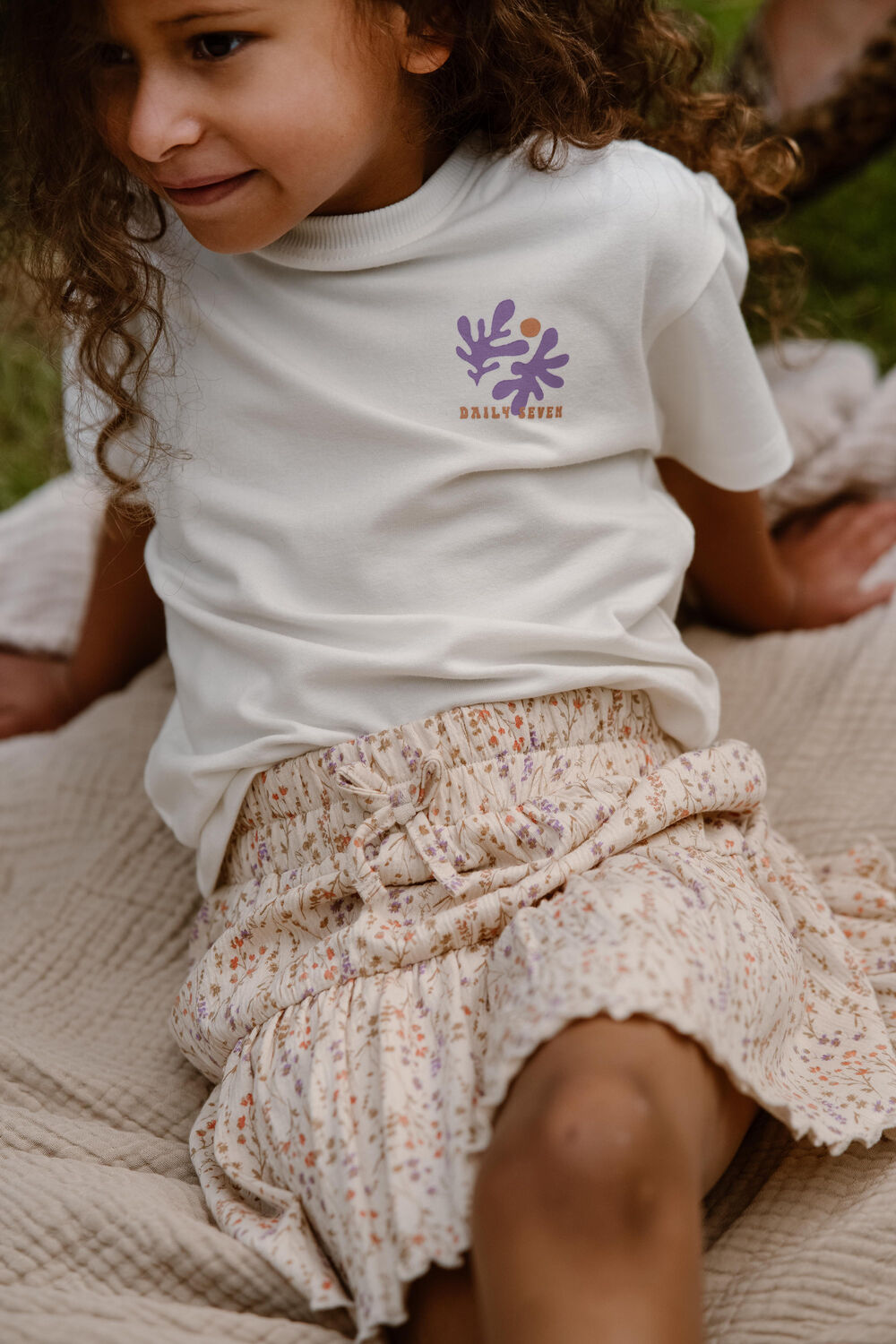 Sand DAILY7 Minirock SKIRT STRUCTURE MILLE FLEUR - large