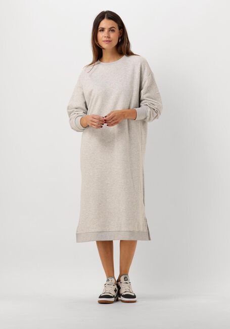Graue ALIX THE LABEL Midikleid LADIES KNITTED MIDI SWEAT DRESS - large