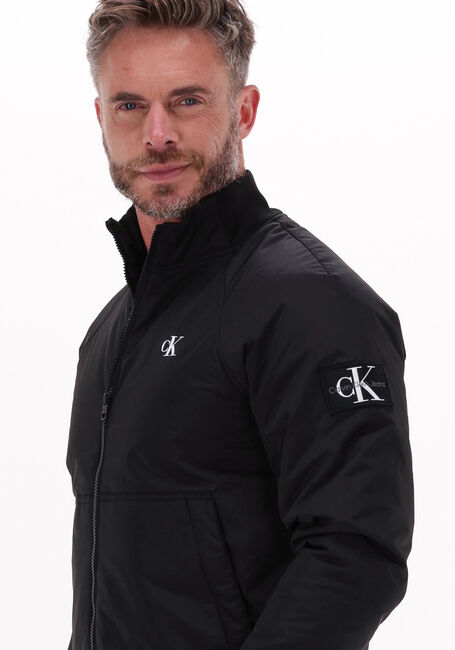 Schwarze CALVIN KLEIN Jack PADDED HARRINGTON JACKET - large