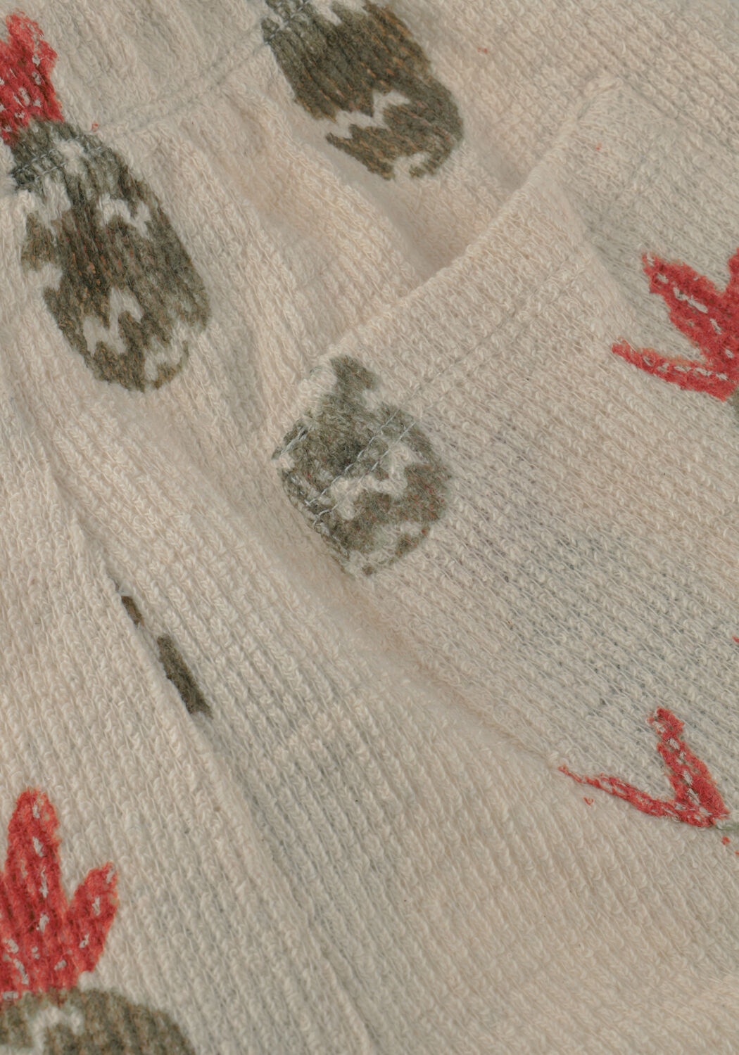 Ecru PLAY UP Kurze Hose PRINTED EMBELLISHED JERSEY SHORTS - large