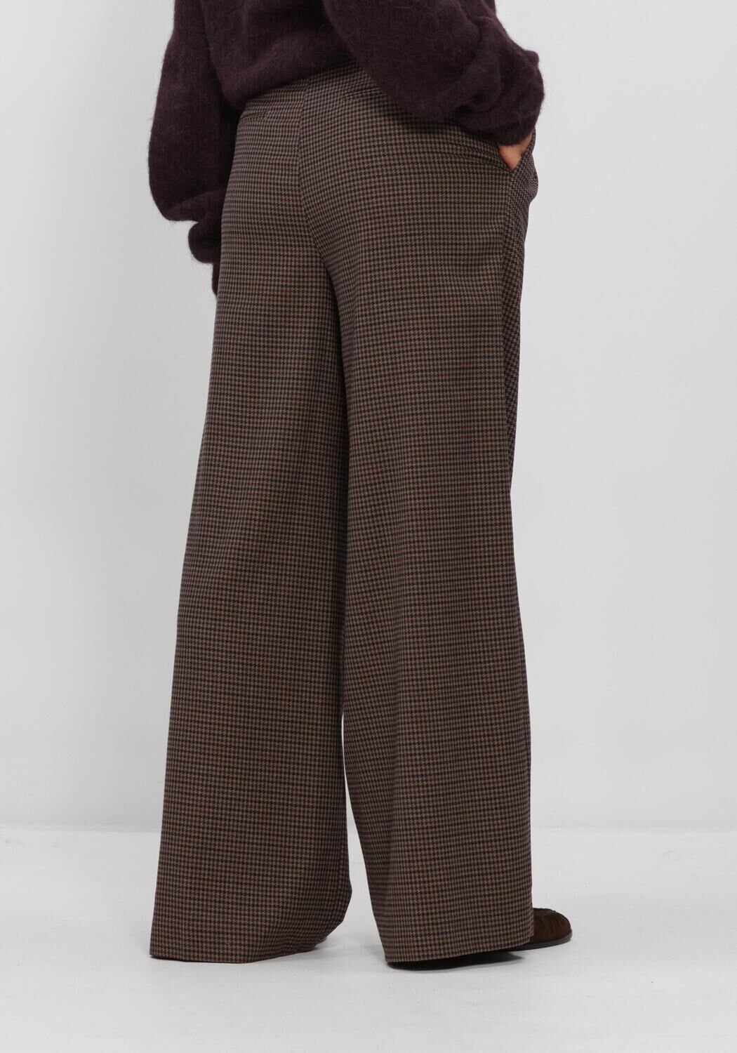 Braune BEAUMONT Weite Hose RENATA PANTS - large