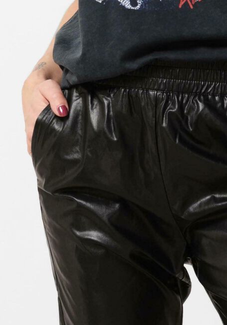 Schwarze ALIX THE LABEL Hose LADIES WOVEN SHINY TRAINING PANTS - large