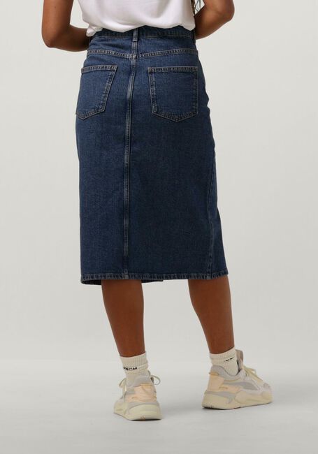 Dunkelblau OBJECT Midirock OBJELLEN MIDI DENIM SKIRT - large