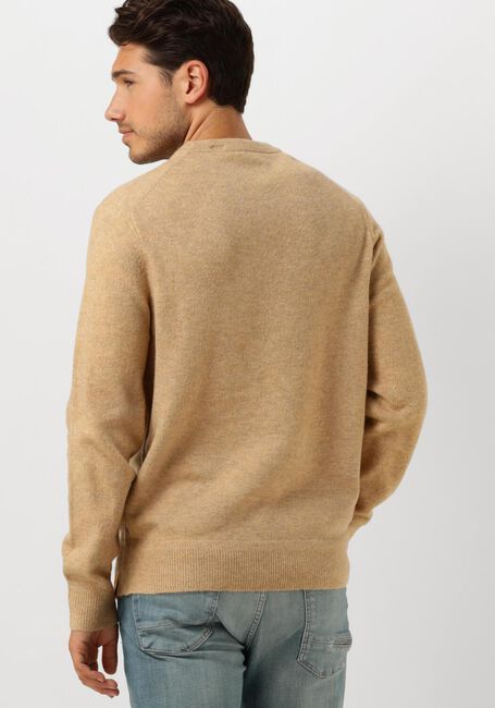 Camelfarbene SCOTCH & SODA Pullover SOFT KNIT REGULAR FIT SWEATER - large