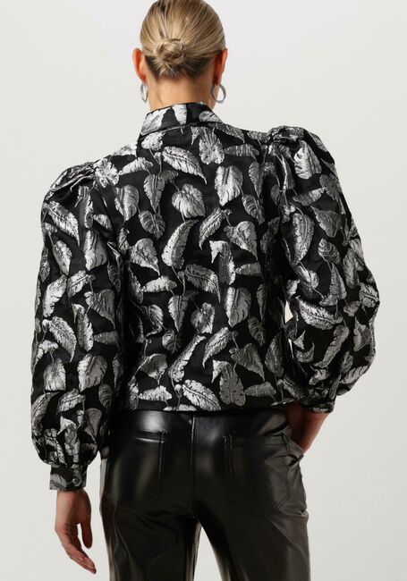 Silberne SELECTED FEMME Blusen SLFPAULA-ELANI SILVER LEAF JACKET B - large