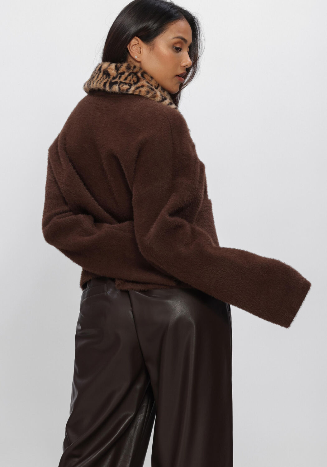 Braune AMAYA AMSTERDAM Pullover LINA KNITWEAR - large