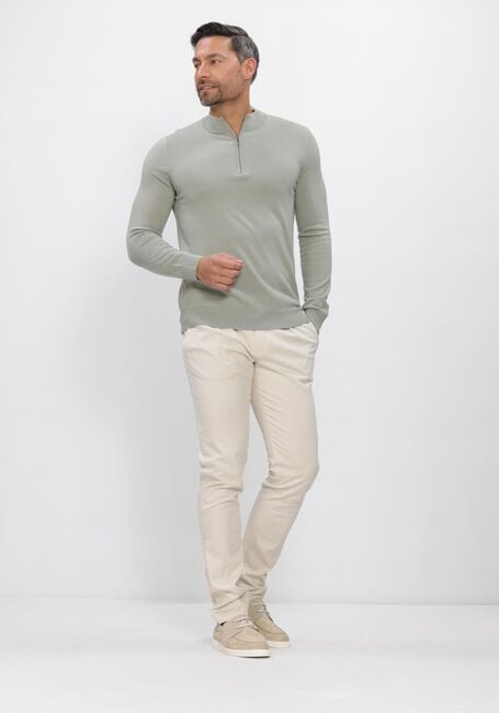 Gr&uuml;ne STEFANO LAURAN Pullover HALF ZIP ANDERS - large