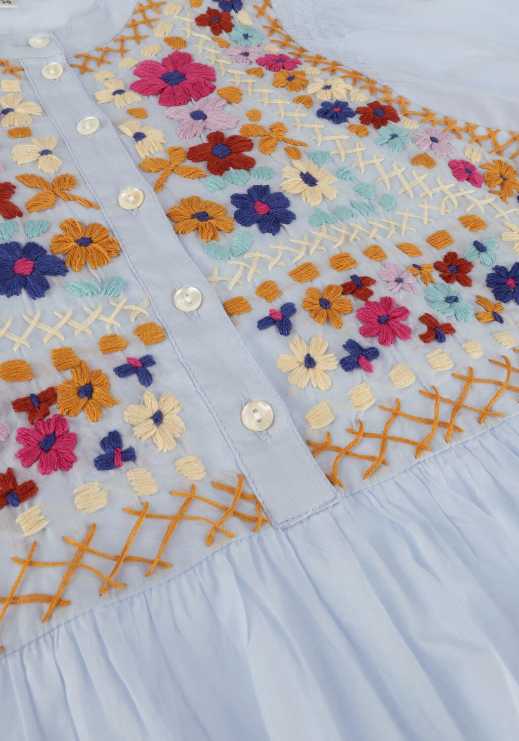 Hellblau ANTIK BATIK Blusen LENY BLOUSE - large