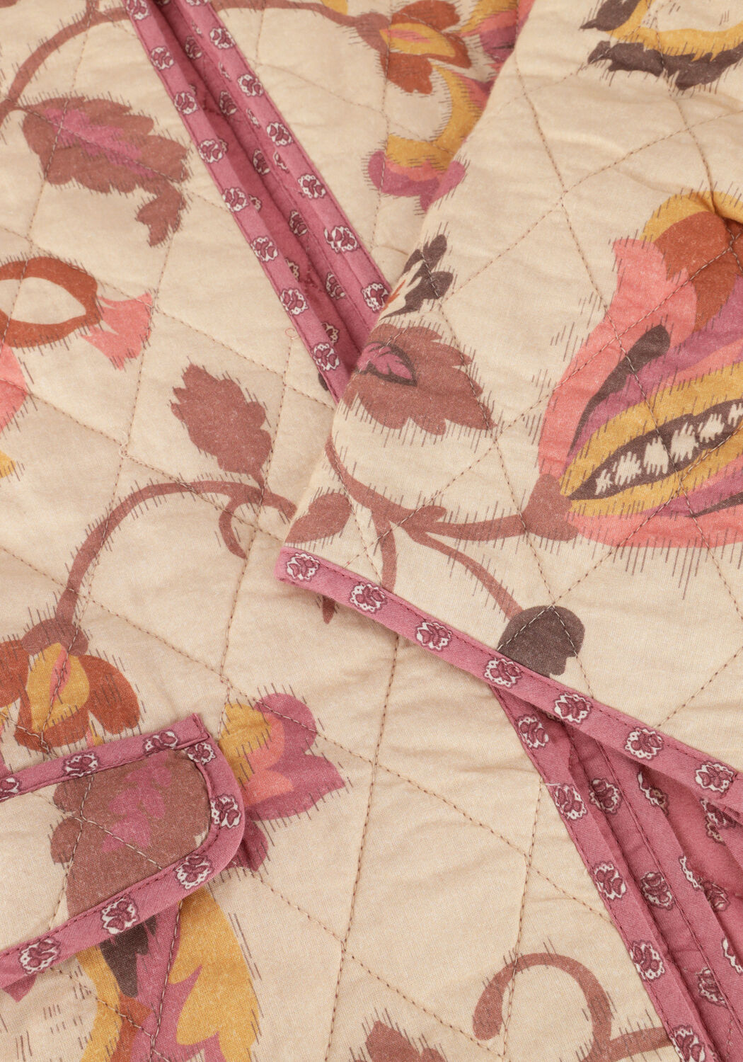 Mehrfarbige/Bunte NEO NOIR Jack HEMA FLORAL TRAIL QUILT JACKET - large