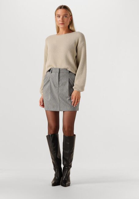 Beige JANSEN AMSTERDAM Pullover & Cardigans CAILY TRUI P 150 ROUND NECKLINE - large