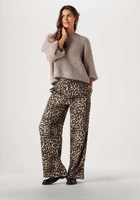 Braune MODSTRÖM Hose TIPSYMD PRINT PANTS - large