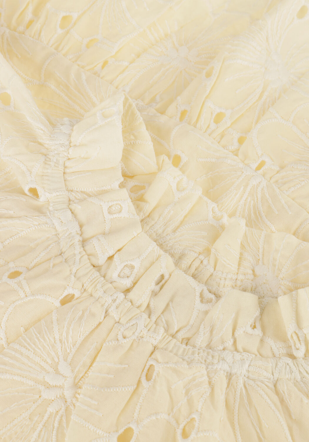 Gelbe BAJE STUDIO Minikleid VALENCA - large