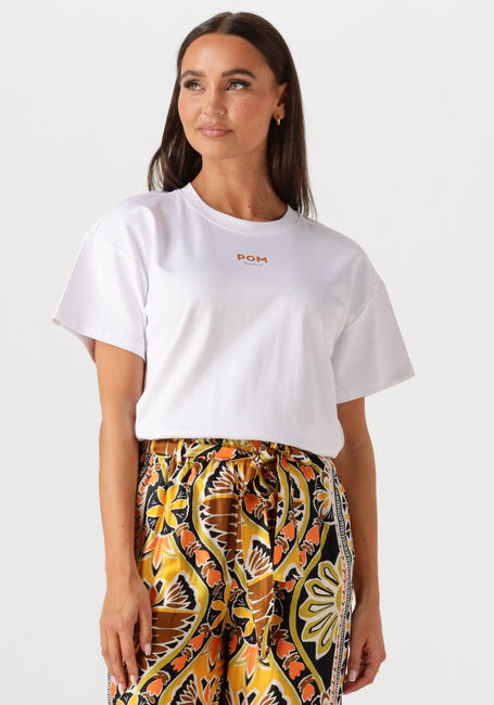 Weiße POM AMSTERDAM T-shirt THE ADVENTURIST - large