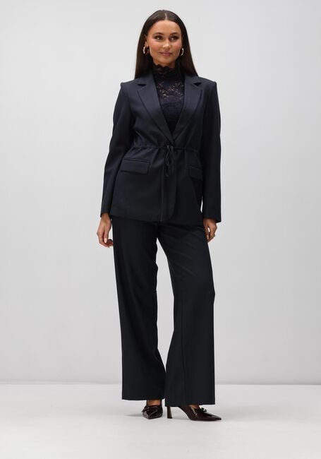 Dunkelblau NEO NOIR Weite Hose EMMETT MELANGE PANTS - large