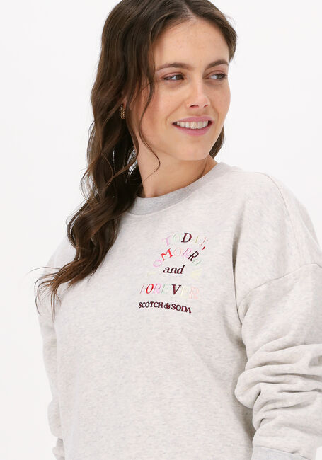 Hellgrau SCOTCH & SODA Sweatshirt ORGANIC COTTON SWEATSHIRT WITH - large