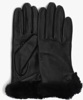 Schwarze UGG Handschuhe LEATHER SHEEPSKIN VENT GLOVE - medium