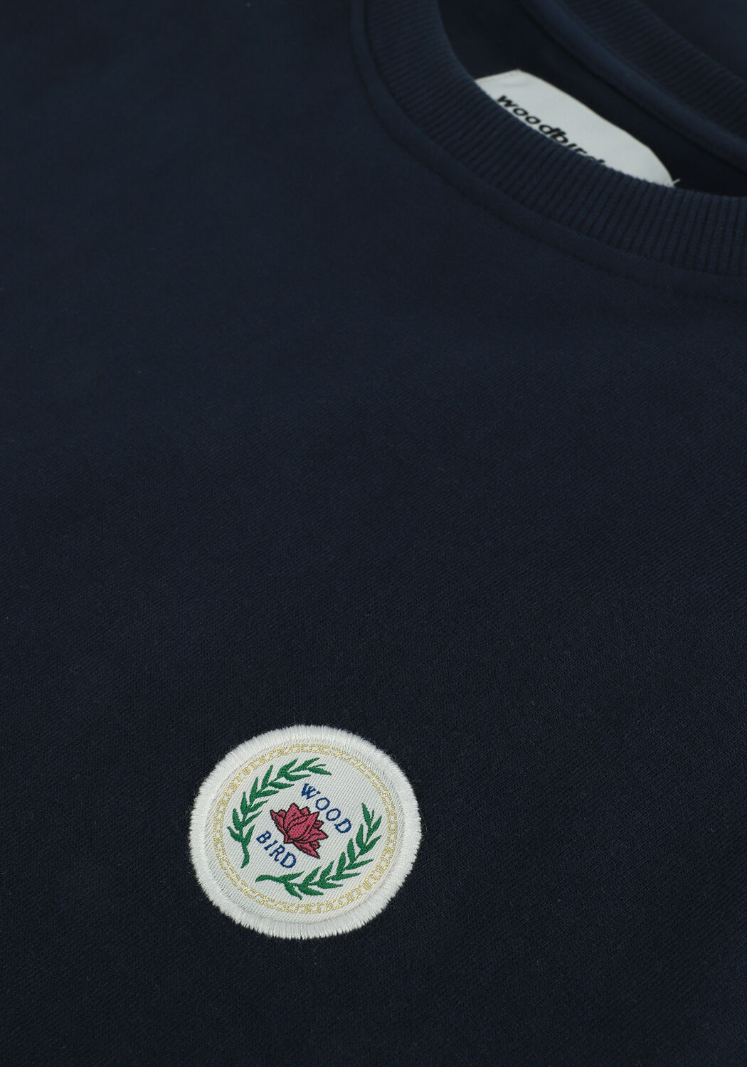 Dunkelblau WOODBIRD T-shirt OUR JARVIS PATCH TEE - large