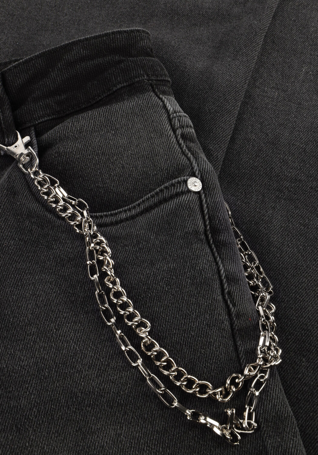 Anthrazit FRANKIE & LIBERTY Wide jeans ATTITUDE WIDE LEG BASE - large