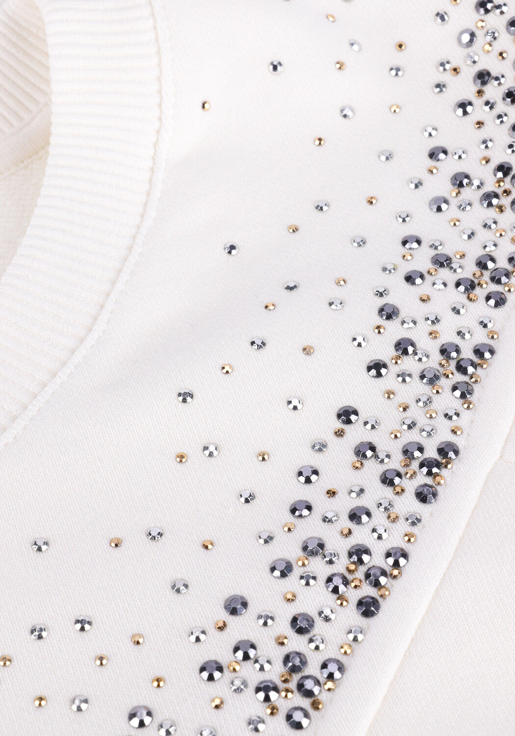 Nicht-gerade weiss LIU JO Sweatshirt FELPA CHIUSA B. - large