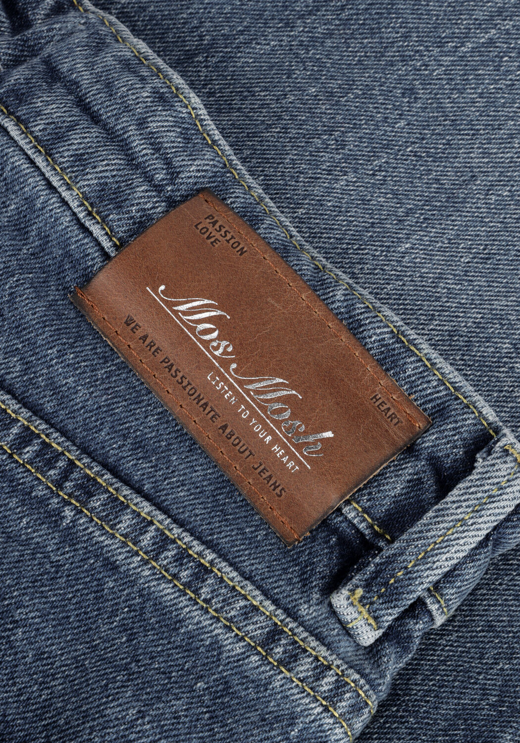 Blaue MOS MOSH Mom jeans RACHEL MODRA JEANS - large