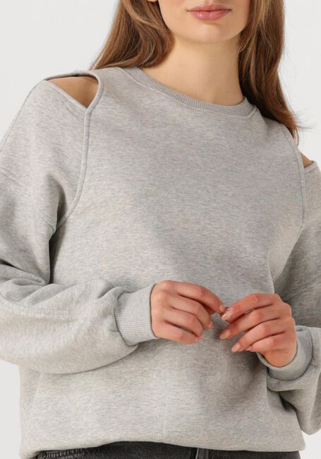 Graue ALIX THE LABEL Pullover LADIES KNITTED CUT OUT SWEATER - large