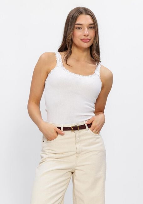 Wei&szlig;e ROSEMUNDE Top BABETTE DEEP BACK SILK TOP - large