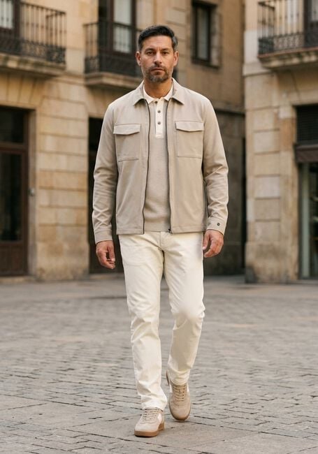 Beige CAST IRON Overshirts CF SMART SHIRTJACKET - large