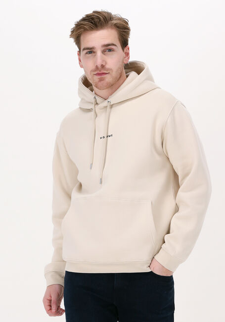 Beige SELECTED MEN Sweatshirt SLHREGHANKIE HOOD SWEAT EX - large