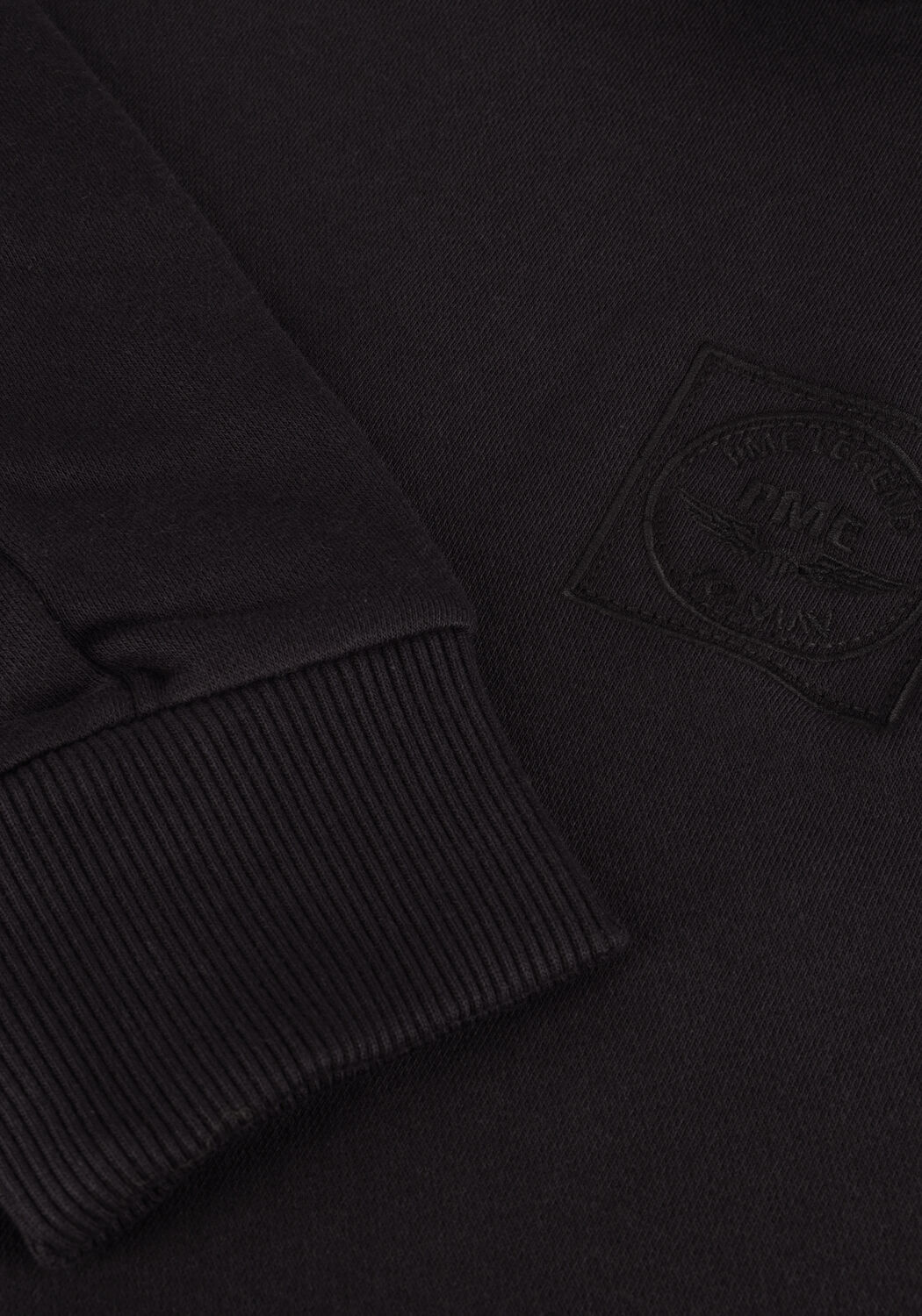 Schwarze PME LEGEND Pullover & Cardigans HOODED 3T CROSS FLEECE - large