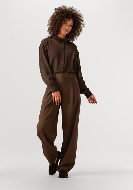 Braune MSCH COPENHAGEN Blusen MSCHSANDELINE MALUCA SHIRT - large