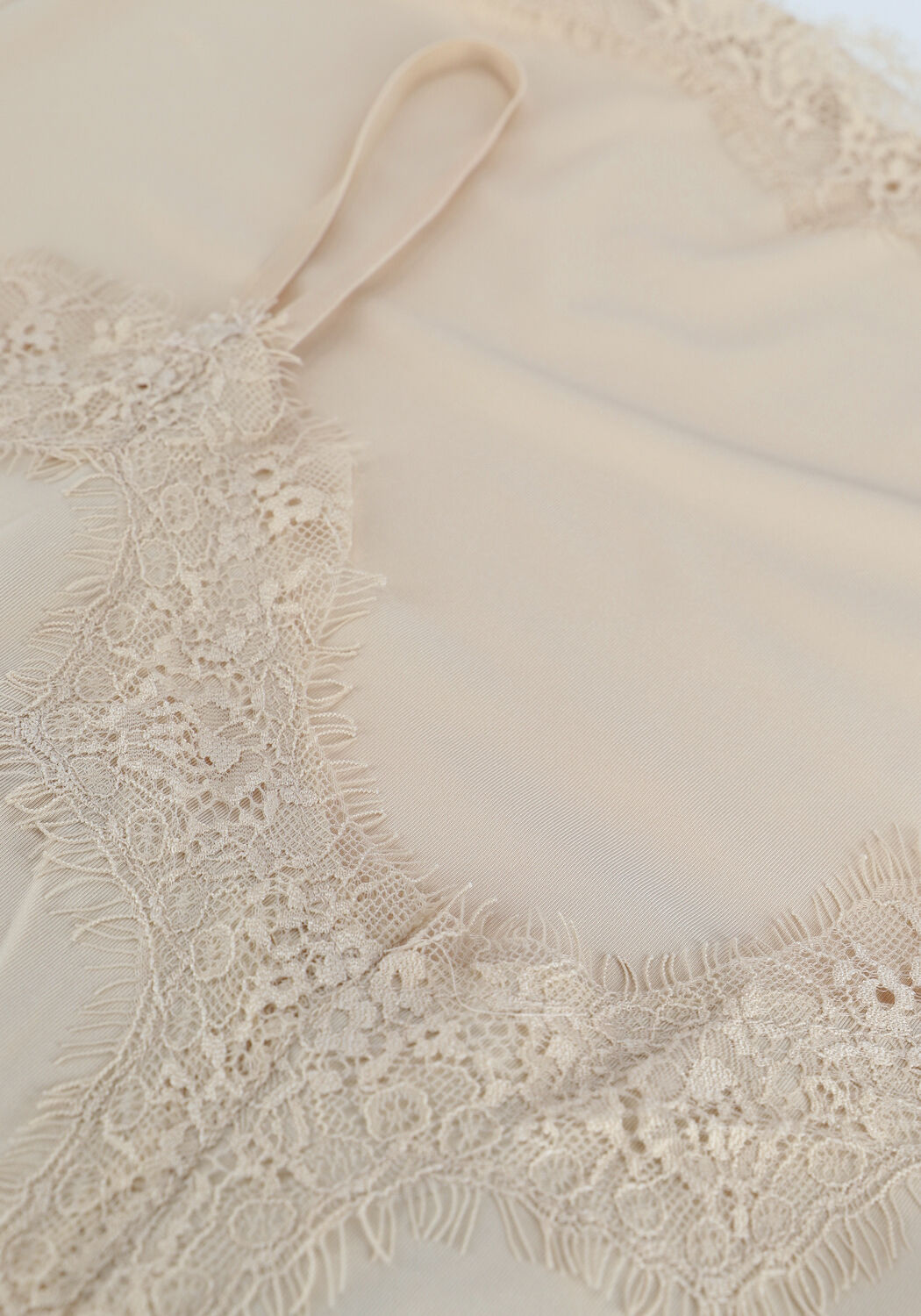 Sand CC HEART Top LACE TOP - large