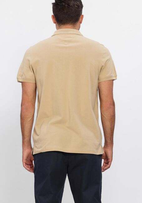 Beige TOMMY JEANS Polo-Shirt TJM SLIM PLACKET POLO EXT - large