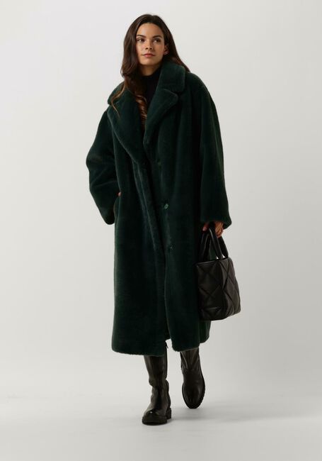Grüne STAND STUDIO Fake-Fur-Jack MARIA COAT SOFT - large