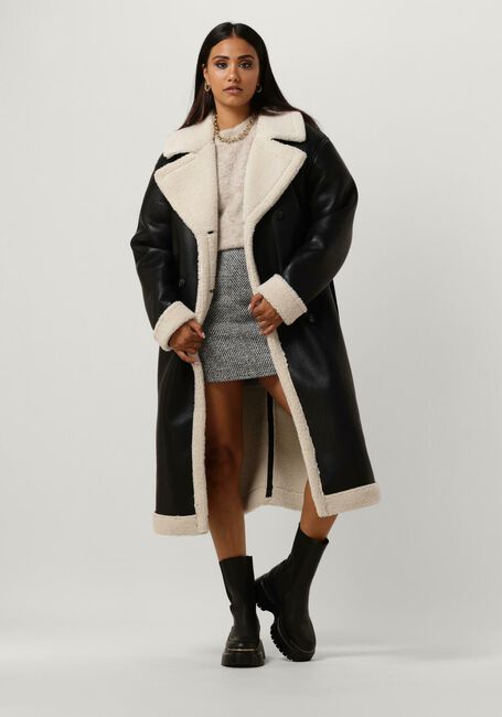 Schwarze FREEBIRD Fake-Fur-Jack WV-PU-FAKE-FUR-PES-23-2 - large