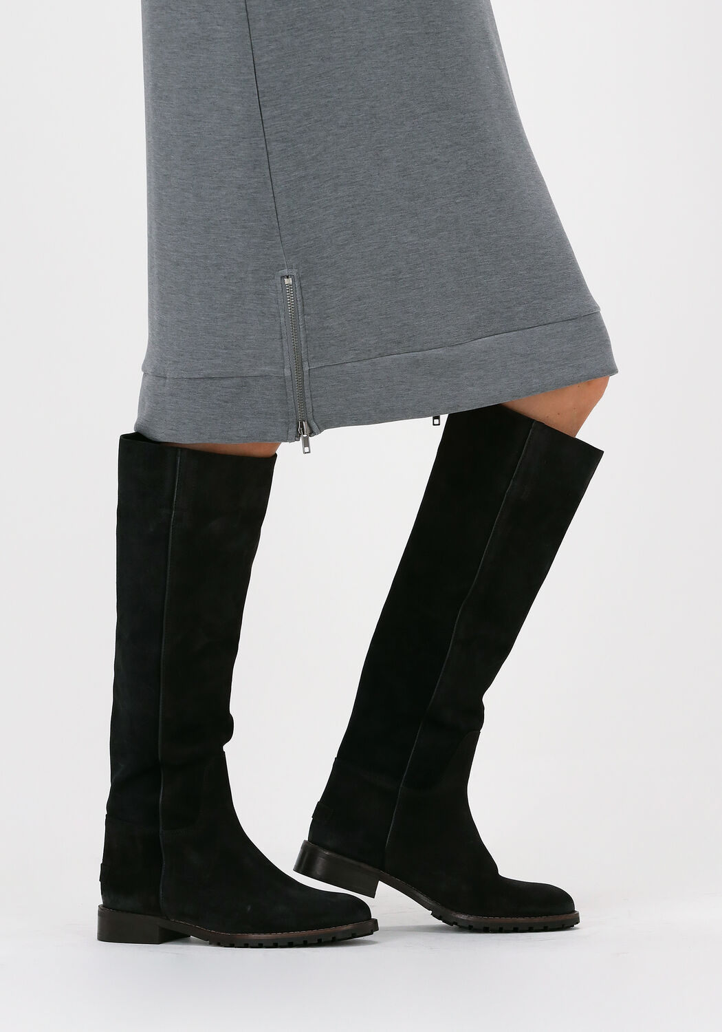 Schwarze SHABBIES Hohe Stiefel 191020088 - large