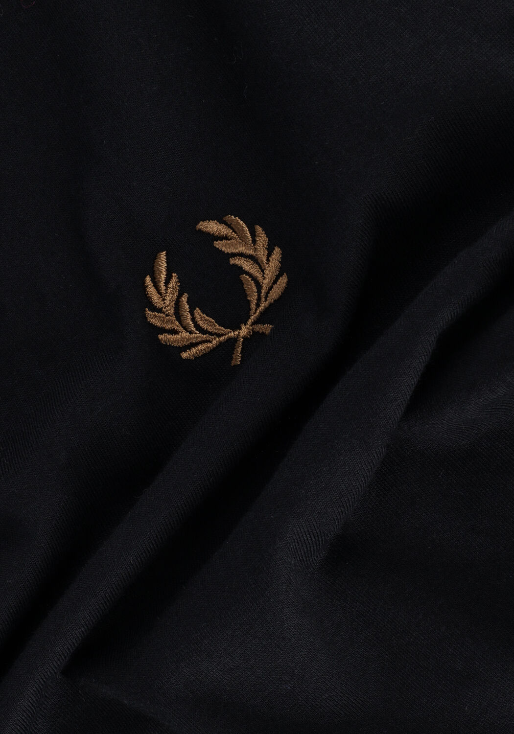 Schwarze FRED PERRY T-shirt TWIN TIPPED T-SHIRT - large