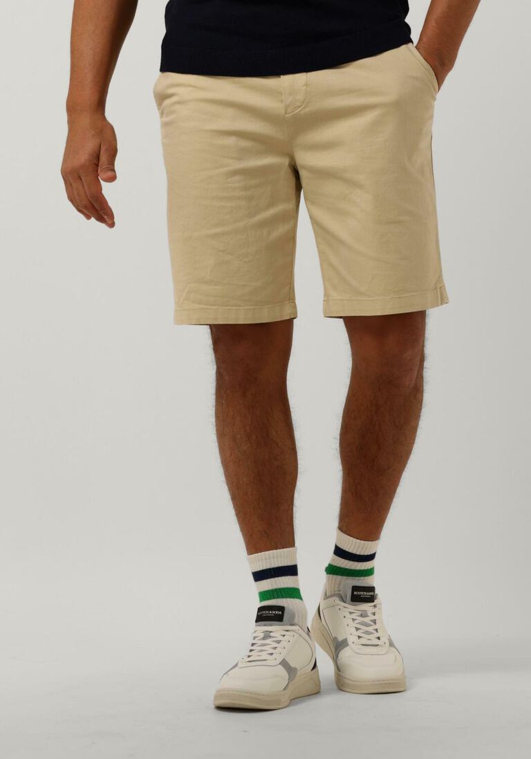 sand scotch & soda kurze hose stuart garment dye pima cotton short