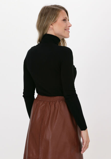 Schwarze SUMMUM Rollkragenpullover TURTLE NECK SWEATER BASIC KNIT - large