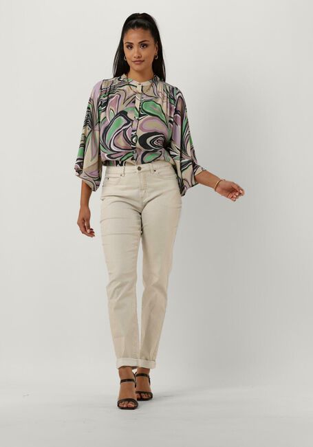 Mehrfarbige/Bunte SUMMUM Blusen BLOUSE FLOWY FLOWER - large