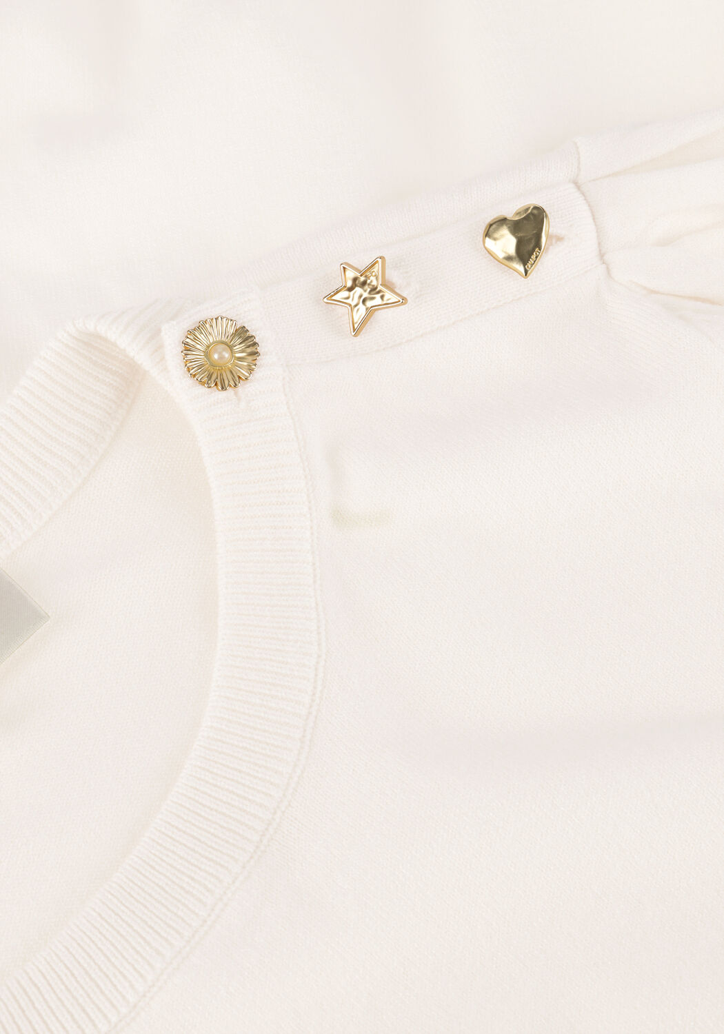 Wei&szlig;e FABIENNE CHAPOT Pullover MOLLY SHORT SLEEVE PULLOVER - large