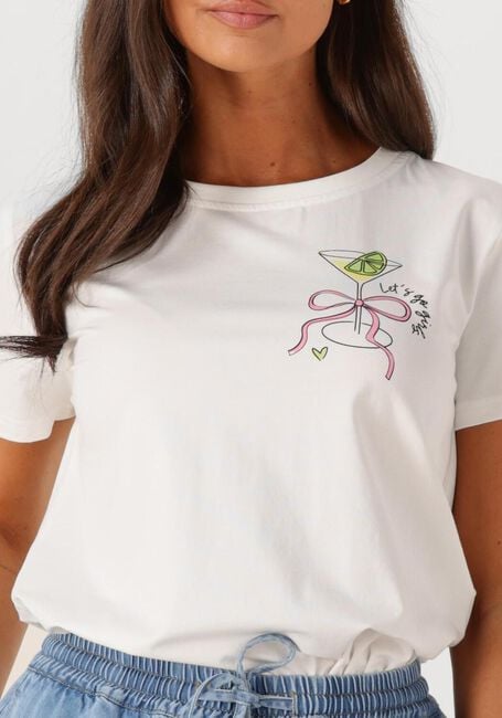 Weiße YDENCE T-shirt T-SHIRT LET'S GO GIRLS - large