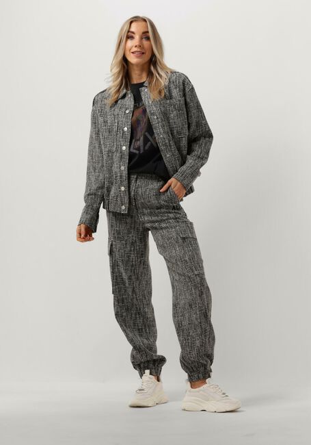 Graue ALIX THE LABEL Jack LADIES WOVEN BOUCLE JACKET - large