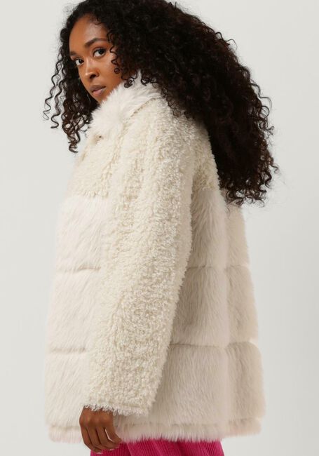 Creme BEAUMONT Fake-Fur-Jack SOFT FUR MIX JACKET - large