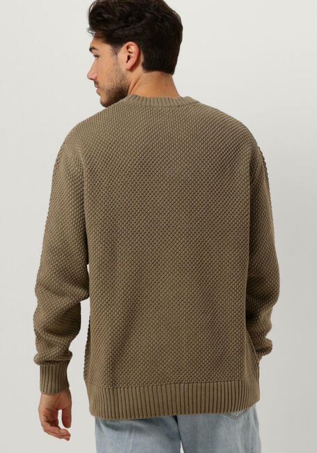 Grüne SELECTED HOMME Pullover SLHBERT RELAXED LS KNIT - large