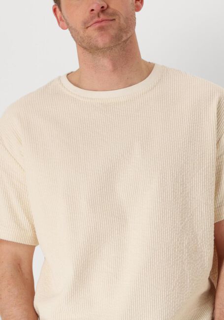 Nicht-gerade weiss ANERKJENDT T-shirt AKVILLADS CORDUROY S/S TEE - large