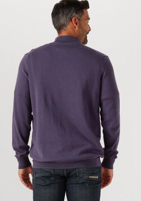 Graue LYLE & SCOTT Pullover COTTON MERINO QUARTER ZIP JUMPER - large