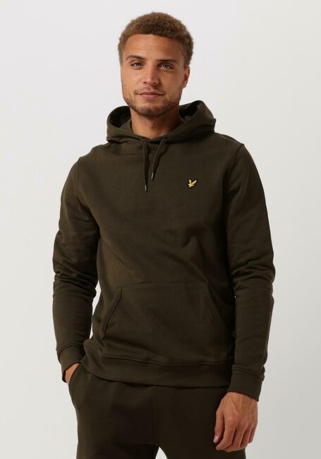 Grüne LYLE & SCOTT Sweatshirt PULLOVER HOODIE - large