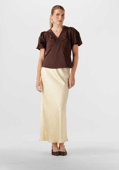 Braune NEO NOIR Blusen IRINA POPLIN BLOUSE - large