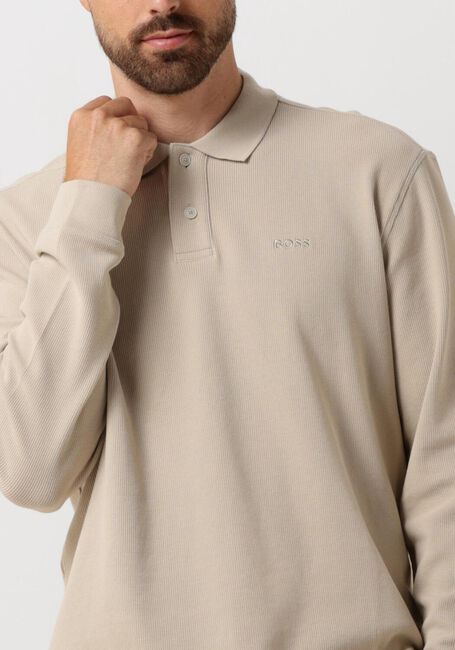 Beige BOSS ORANGE Polo-Shirt PATEMPESTO LONG - large