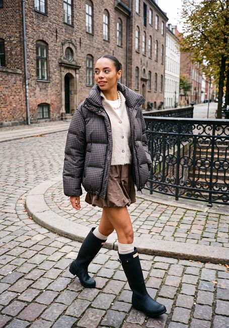Taupe MODSTR&Ouml;M Minirock CIRKELMD SKIRT - large